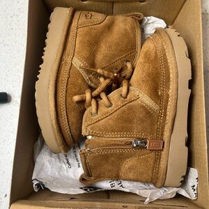 UGG Chestnut Suede Ankle Boots
